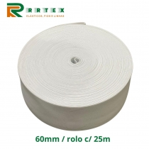 Elástico de Embutir 80mm RRTEX - caixa com 18 rolos com 25 metros