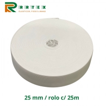 Elástico de Embutir 25mm RRTEX  RRTEX -caixa com 48 rolos com 25 metros